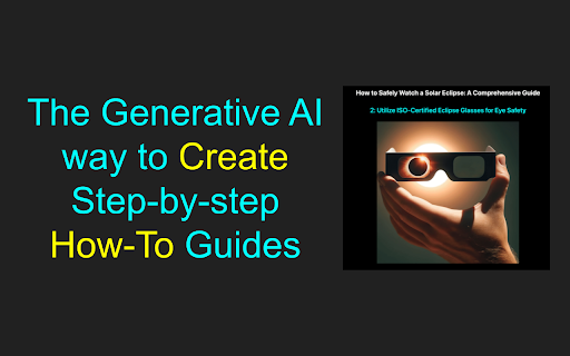 Kimavi Create Guides With Generative Ai website screenshot