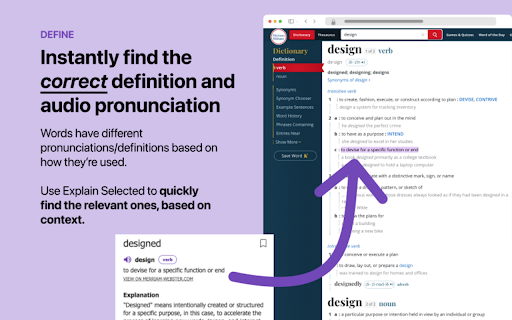 Explain Selected website screenshot