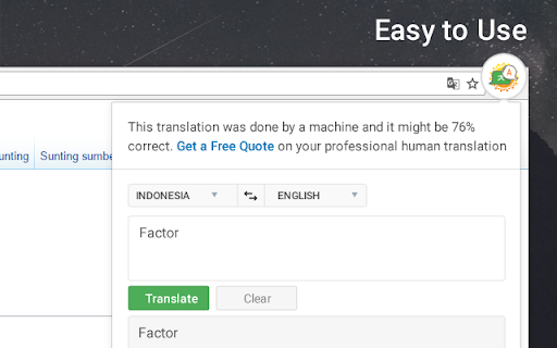 Day Translations Free Translation Tool website screenshot