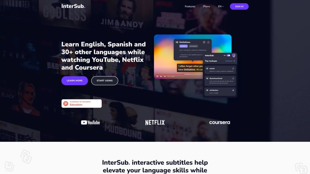 Intersub website screenshot