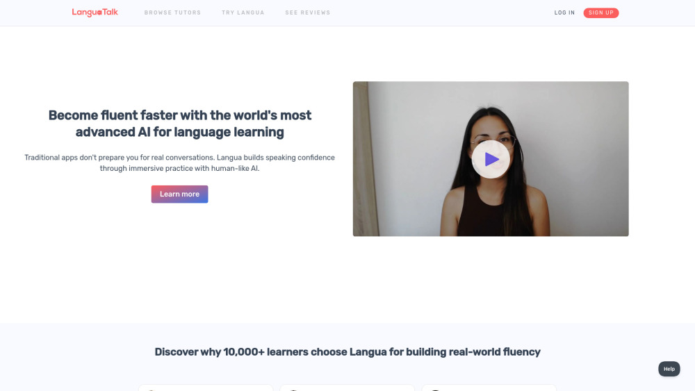 Languatalk website screenshot