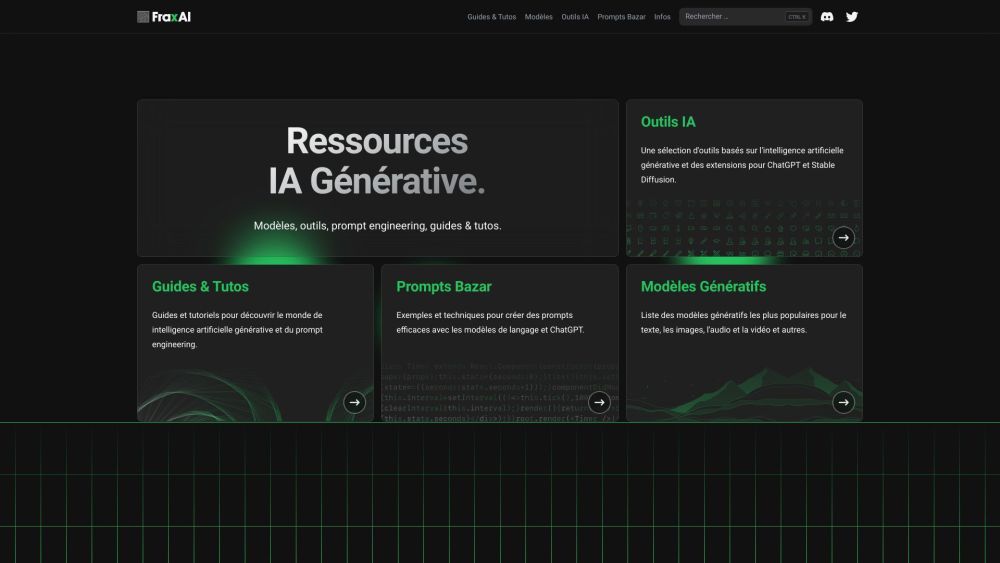 FraxAI website screenshot