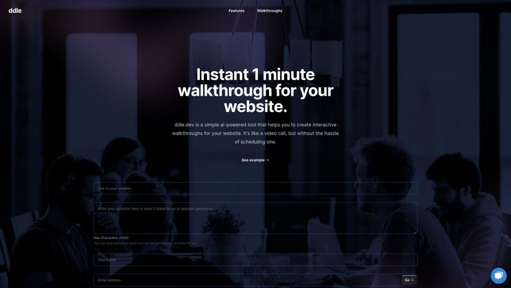 Ddle Dev website screenshot