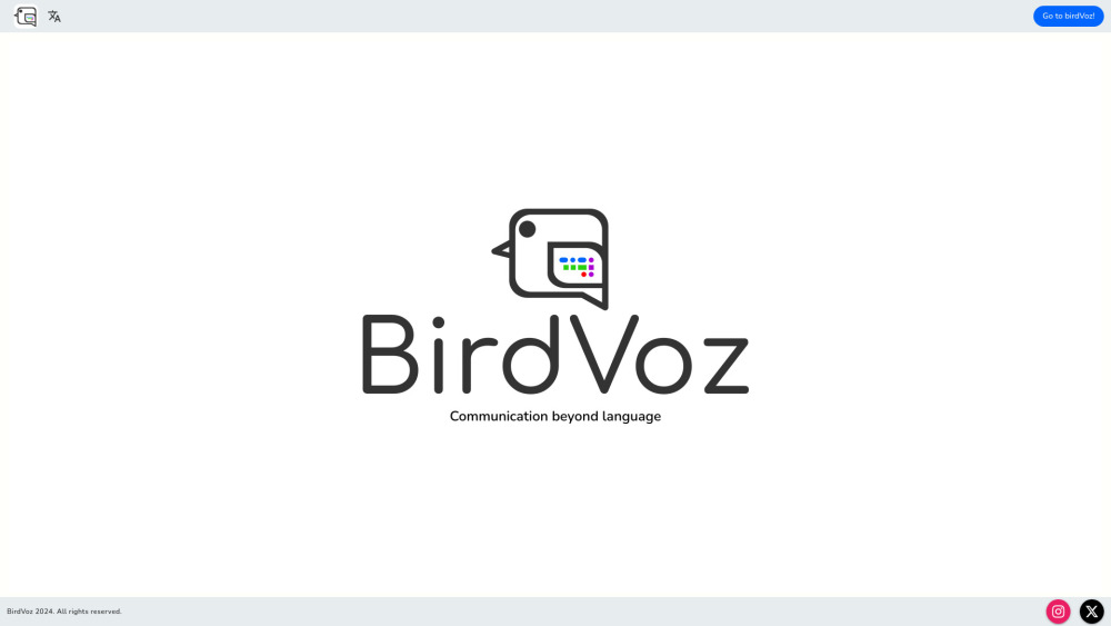 Birdvoz website screenshot