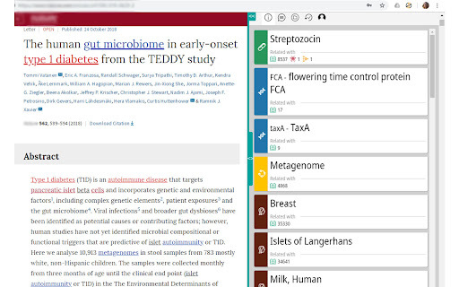 Bioseek Reader website screenshot