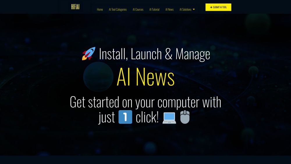 Ai Tools Hub website screenshot