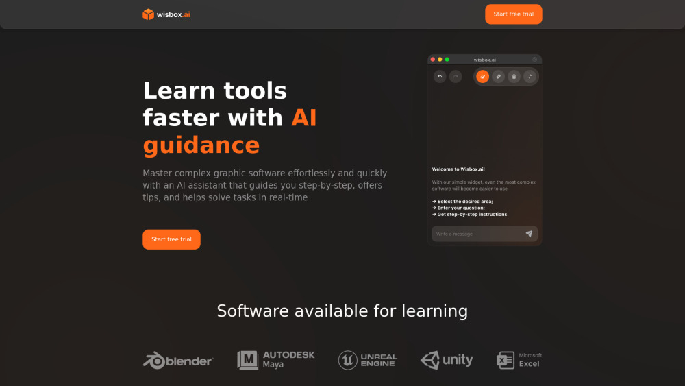 Wisbox Ai website screenshot