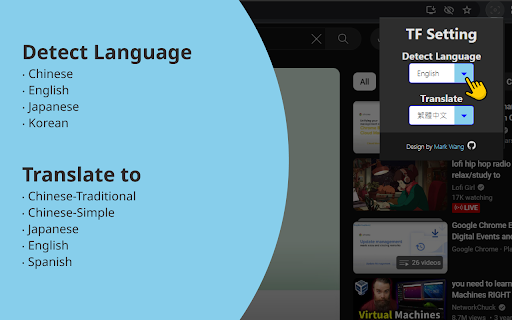 Trans Frame website screenshot