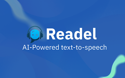 Readel Ai Text To Speech website screenshot