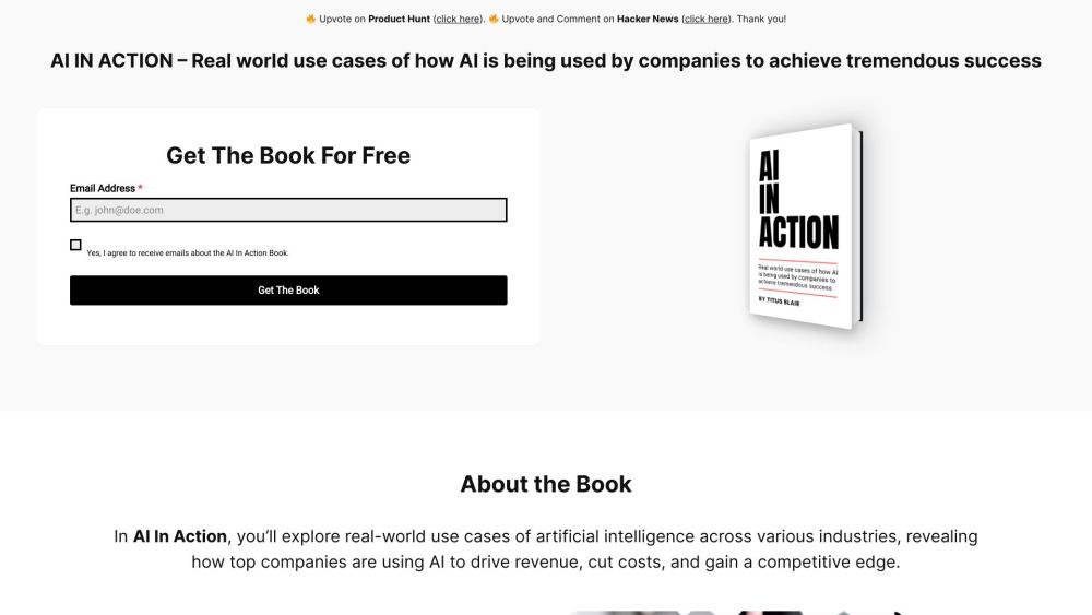 A website screenshot