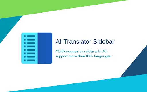 Ai Translator Sidebar website screenshot