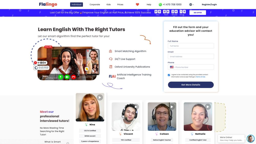 Flai website screenshot