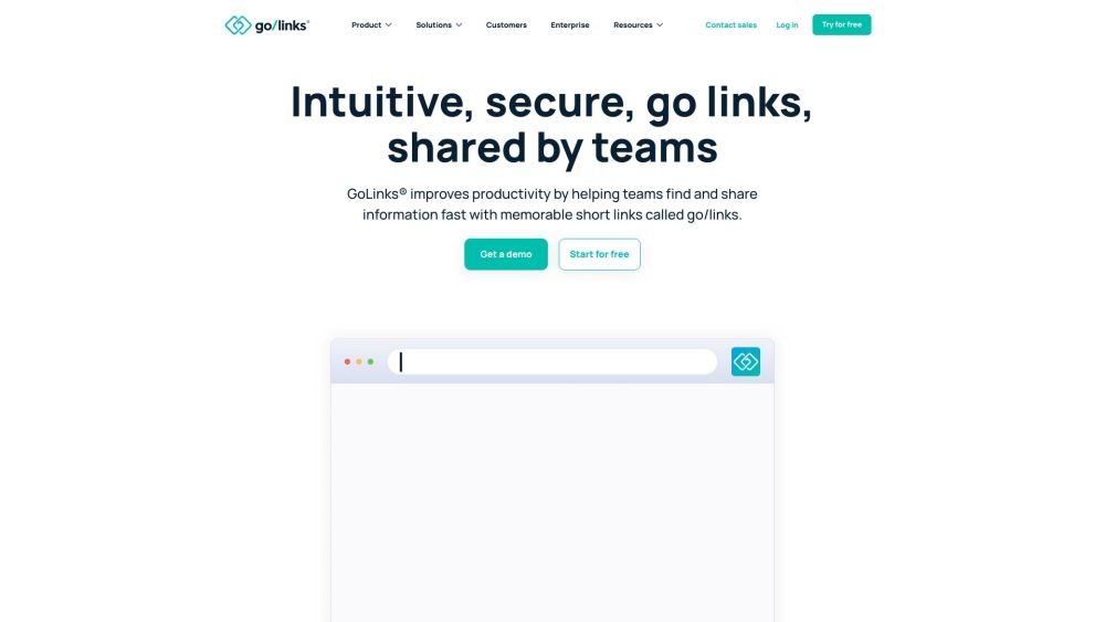 Golinks Search Powered By Chatgpt website screenshot