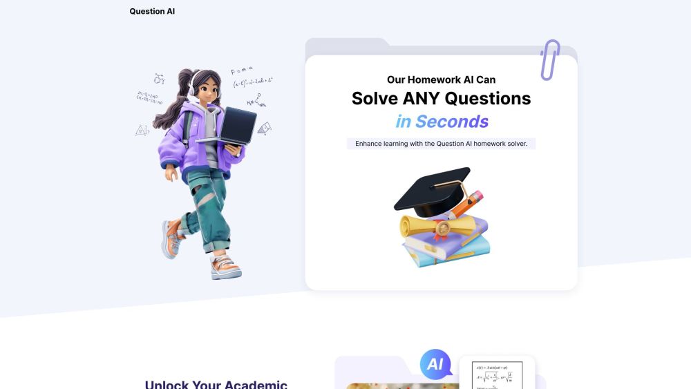 Questionai Ai website screenshot