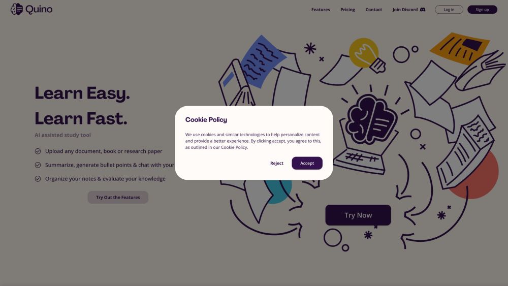 Quino website screenshot