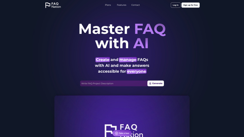 Faqnation Com website screenshot