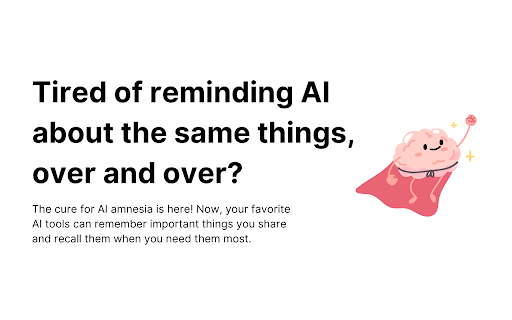 Memoryplugin Long Term Memory For Ai Chats website screenshot