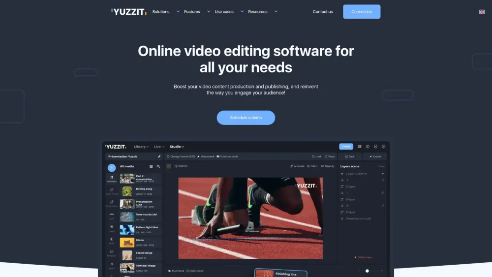 Yuzzit Video website screenshot