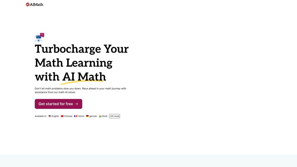 Aimath Com website screenshot