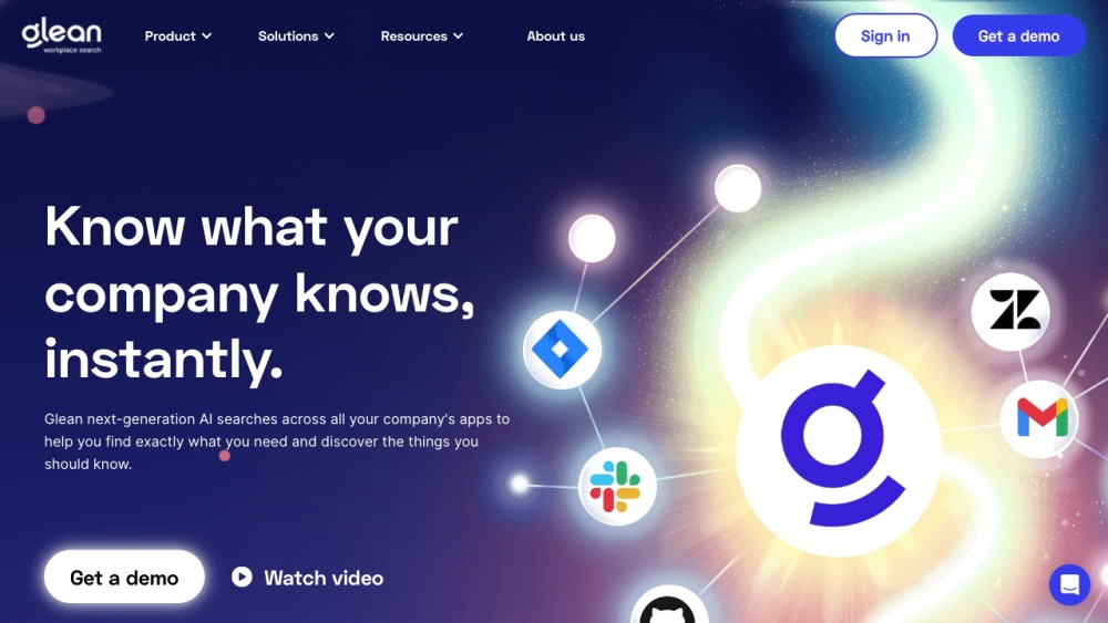 Glean website screenshot