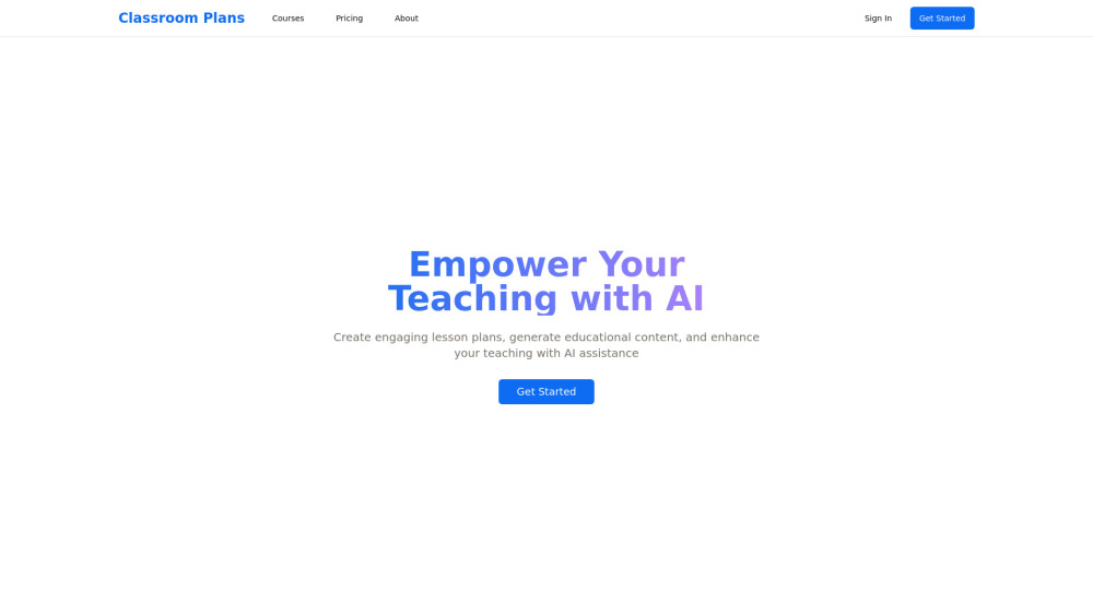 C website screenshot