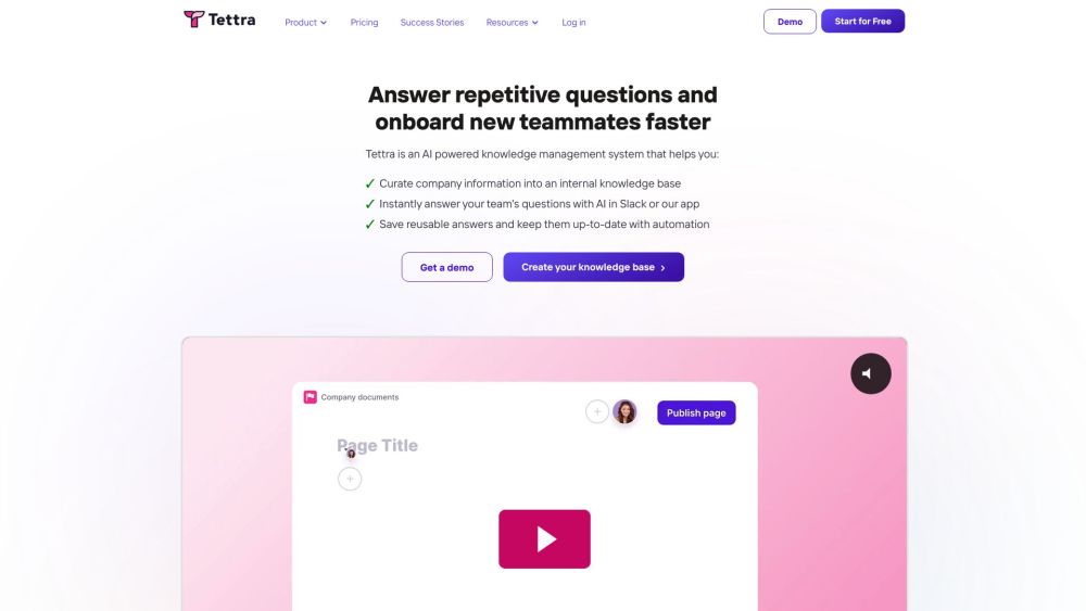 Tettra Co website screenshot