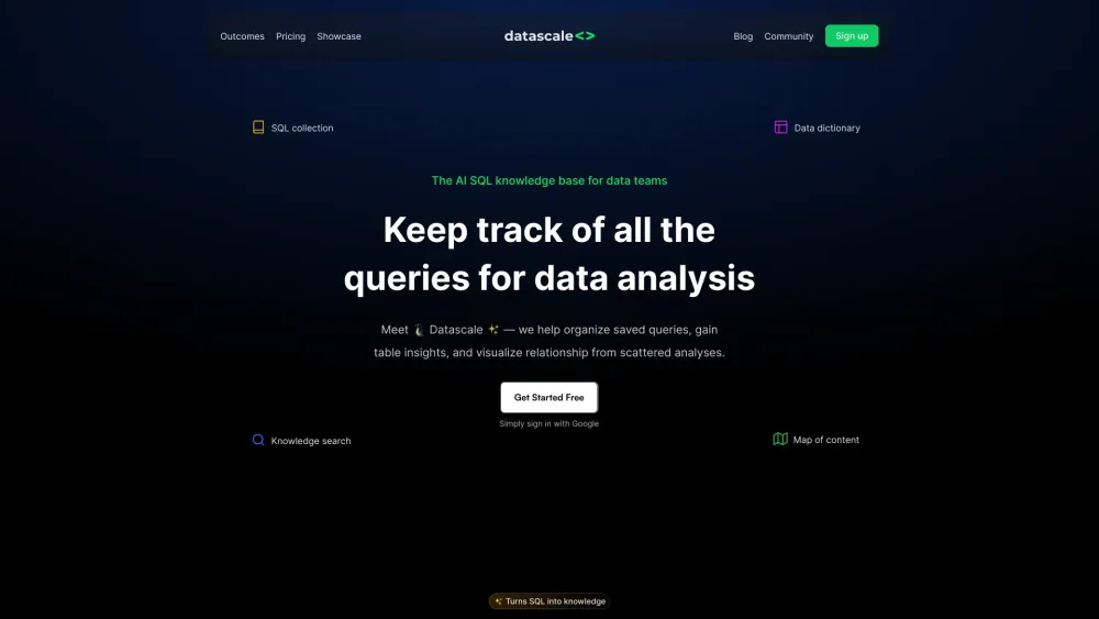 Sql Notes website screenshot