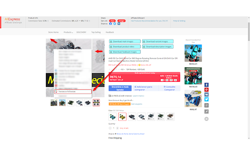 Pictranslate Translate Any Image Text website screenshot