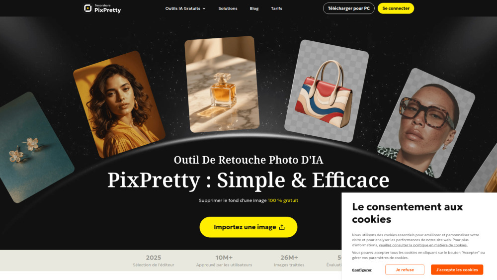 Pixpretty website screenshot