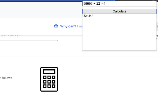 Chatgpt Calculator website screenshot