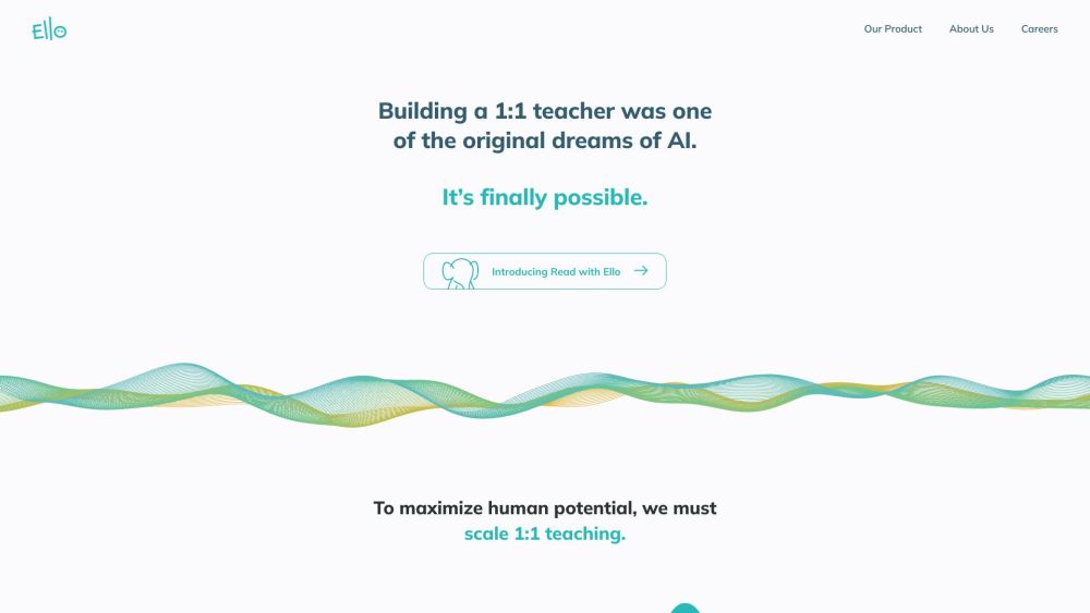 Ello website screenshot