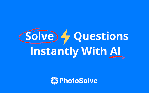 PhotoSolve AI website screenshot