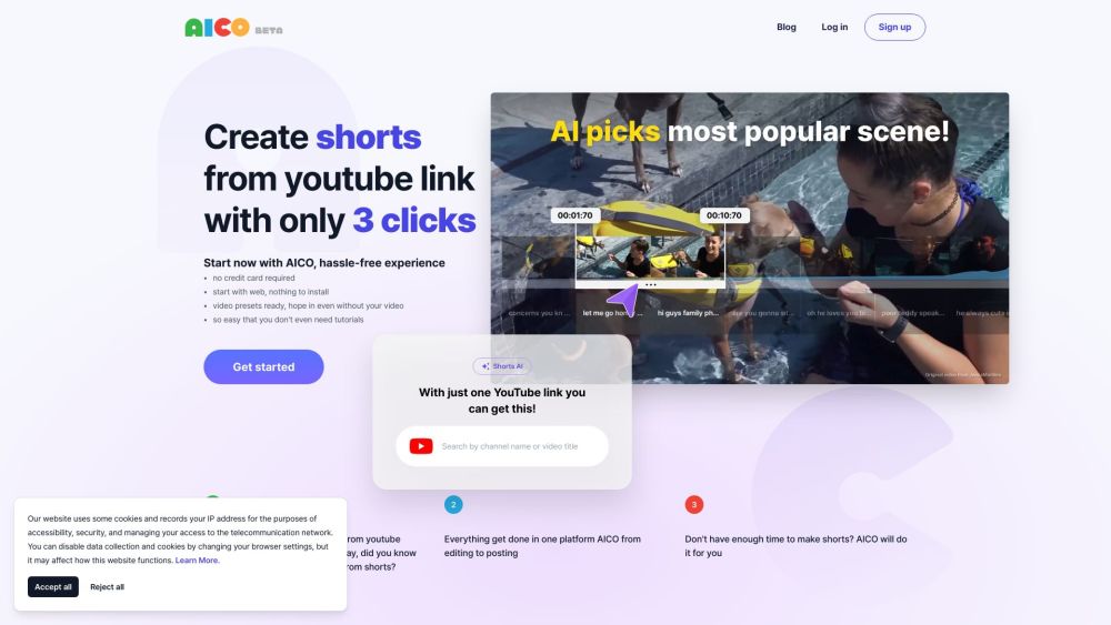 Aico website screenshot