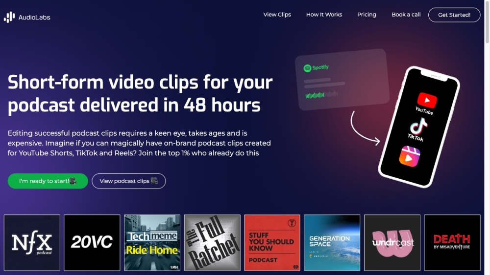 Audiolabs website screenshot