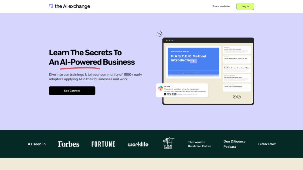 T website screenshot