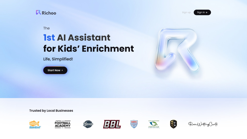 Richoo website screenshot