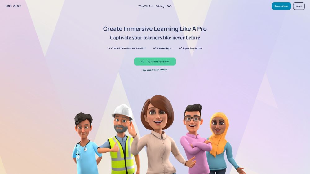 We Are Learning website screenshot