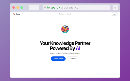 Crane website screenshot