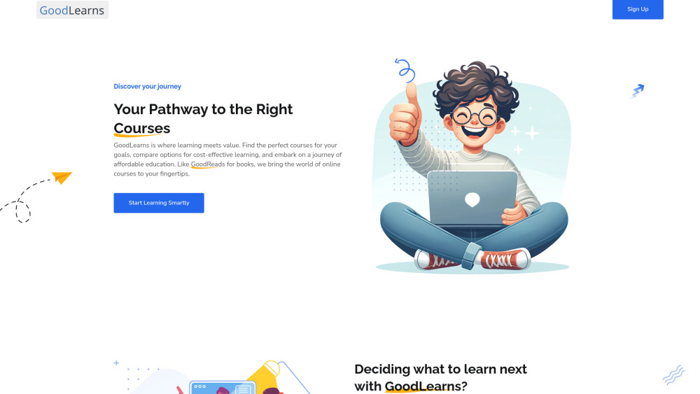 Goodlearns website screenshot