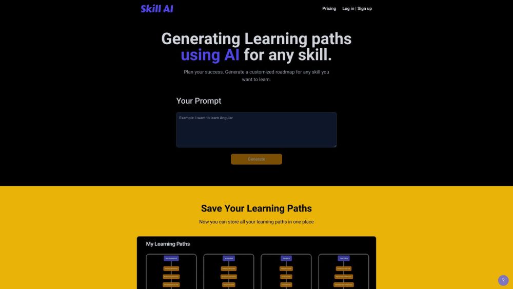 Skillai website screenshot