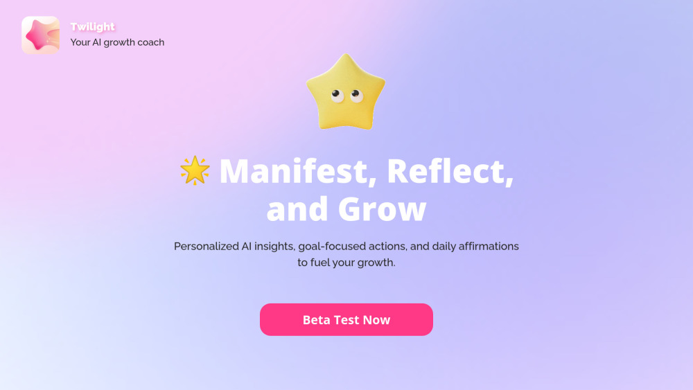 Twilight website screenshot