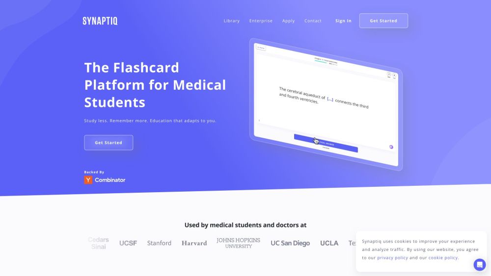 Synaptiq website screenshot