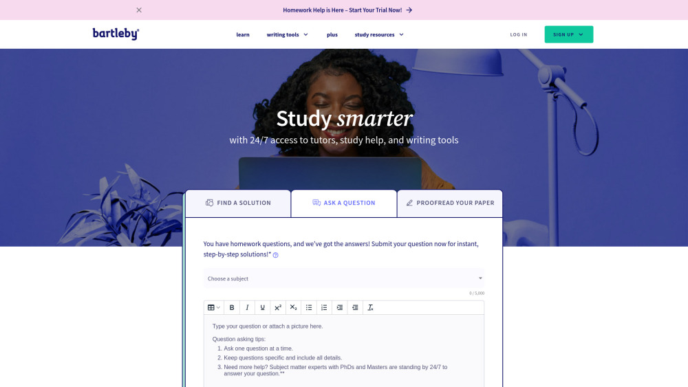 Bartleby website screenshot