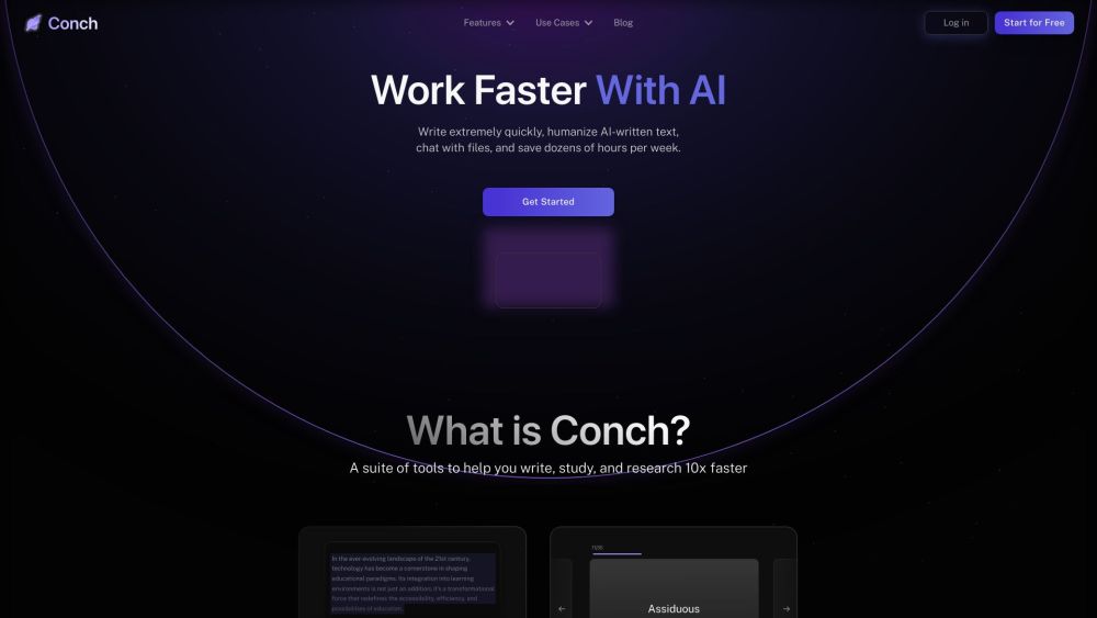 Conch Ai website screenshot