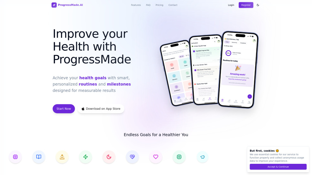 Progressmade Ai website screenshot