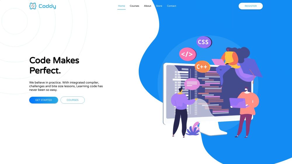 Coddy Tech website screenshot