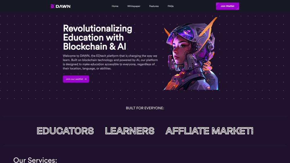 Dawn website screenshot