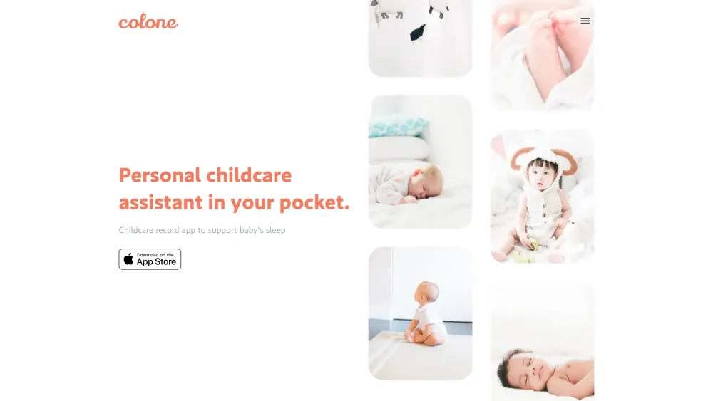 Colone website screenshot