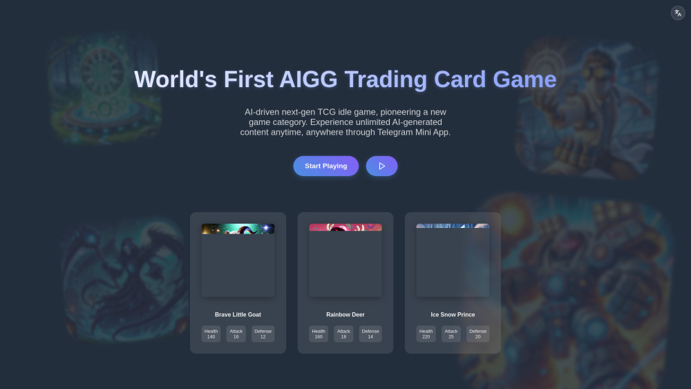 Tcg website screenshot