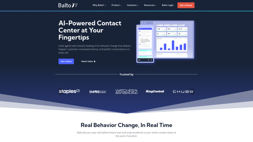 Balto Ai website screenshot